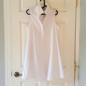 White Sleeveless Charlie Dress